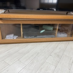 無印のコーナーテレビ台TVロングボード