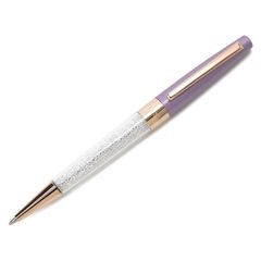 Swarovski Crystalline ボールペン ― ラベンダー×ローズゴールド の画像