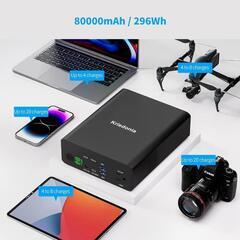 ポータブル電源 80000mAh 大容量 モバイルバッテリー Krisdoniaの画像