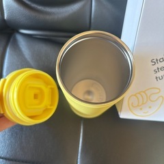 chocoZAP ステンレスタンブラー イエロー新品未使用 の画像