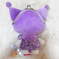 クロミ がま口 ポーチ ぬいぐるみの画像
