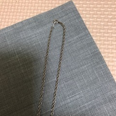 シルバーネックレスの画像