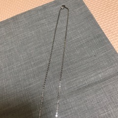 シルバー チェーン ネックレスの画像