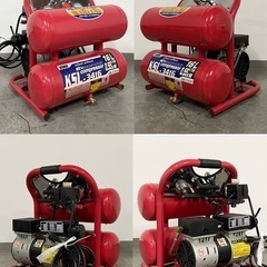 SNT695 岡山市 直接取引歓迎 KENOH オイルレスエアーコンプレッサー KSL-3416 16L ケンオー 静音 2017年製の画像