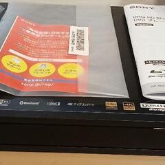 極美品☆ソニー 4K Ultra HD ブルーレイプレーヤー UBP-X800の画像