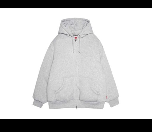 メンズ Supreme TheNorth FaceDownFilledZipUpHooded Sweatshirt HeatherGrey