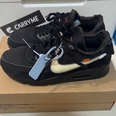 OFF-WHITE × NIKE AIR MAX 90 "BLACK/CORN"の画像