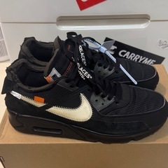 OFF-WHITE × NIKE AIR MAX 90 "BLACK/CORN"の画像
