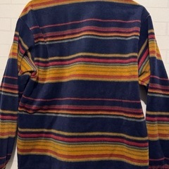 Supreme Stripe Zip Up Fleece Jacket "Navy"の画像