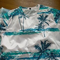 夏本番涼しいアロハ上下二着おまとめの画像