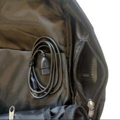 肩楽リュック&携帯充電 USBポート搭載 ケーブル付き✾男女兼用✾の画像