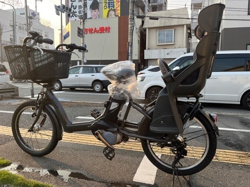 中古20インチブリヂストン電動アシスト自転車13.2Ah4点灯大阪