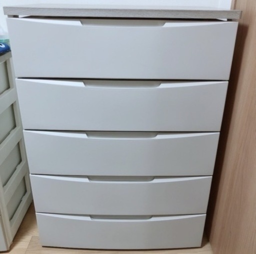 使用約3週間ウッドトップ チェスト