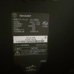 sharp　液晶テレビ　32型の画像
