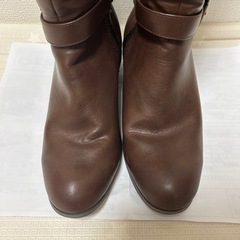 ロングブーツ　ブラウン　23.5cmの画像