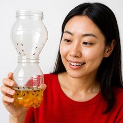 自作の「小蠅（コバエ）取り機」は、家にあるもので簡単に作れ…