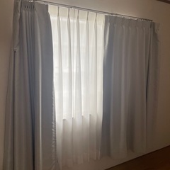 カーテン　ニトリ　グレー　レースカーテン
