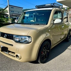 キューブ　ベージュツートン　凄く可愛い車輌ですの画像