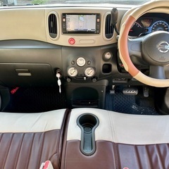 キューブ　ベージュツートン　凄く可愛い車輌ですの画像