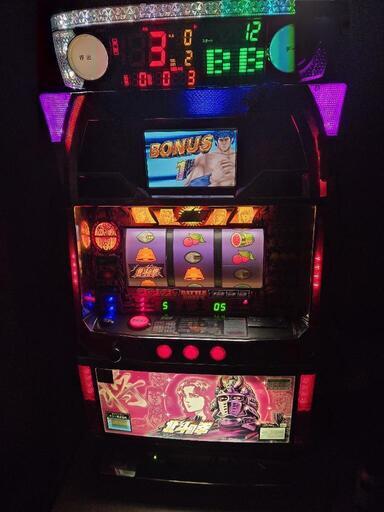 パチスロ北斗の拳！コイン不要機仕様！データカウンター付き