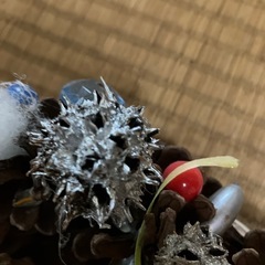 クリスマスリースの画像