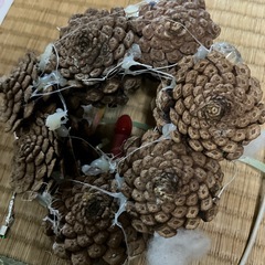 クリスマスリースの画像