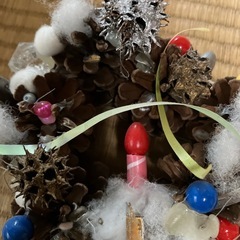 クリスマスリースの画像