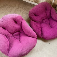 ピンク　座椅子