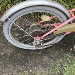 折りたたみ自転車　20インチ　5段ギア付きの画像