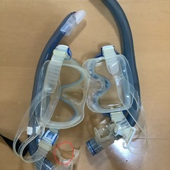 ライフジャケットシュノーケルフィンアクアスコープフィンソックスの画像
