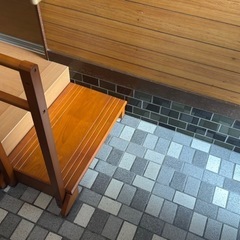 手すり付き玄関踏み台 の画像