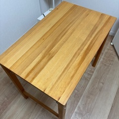 無印良品パイン材デスク