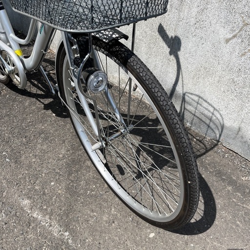 ESCORT TOWN シティーサイクル シルバー 26インチ 自転車 ママチャリ 6