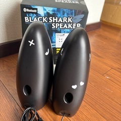 BLACKSHARKspeaker☆Bluetoothスピーカー☆サメ好きさんに☆インテリアオブジェとしてもの画像
