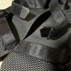 サンダル　ブラック　マジックテープ　24センチの画像