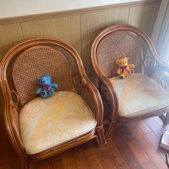 ナチュラルウッド 最終お値引き‼️取引中ダイニングチェアクッショ...