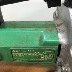 北海道旭川市直接取引歓迎 日立工機 全ねじカッタ W3/8 CL10 通電動作確認済 100V 50/60Hz ボルト 寸切り 切断機 カッター 電動工具の画像