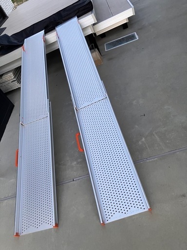 スロープ　Ruedamann車椅子スロープ伸縮128-214cm幅広30cm車椅子　スロープ　自転車　バイク　介護　ペット　原付　　バリアフリー  自転車　シルバーカー　介護　段差