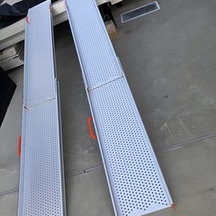 スロープ　Ruedamann車椅子スロープ伸縮128-214cm...
