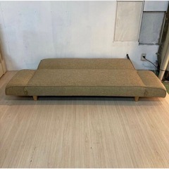 LOWYA ロウヤ　ソファ ソファー おしゃれ 3人掛け ソファーベッド リクライニング ローソファ 北欧風 フロア 天然木 脚 ソファベッド ソファベット の画像