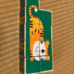 どうぶつ積み木パズルの画像