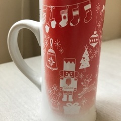 Xmas カップ（一輪挿しとしても）未使用の画像