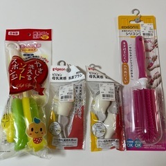 哺乳瓶用ブラシ　乳首ブラシ