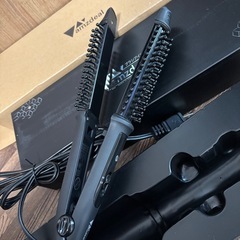 新品未使用ヘアアイロン 3in1 の画像