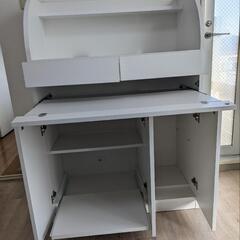 収納PCデスクの画像