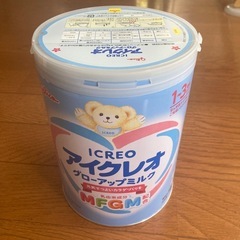 アイクレオ　フォローアップミルク缶未開封です。