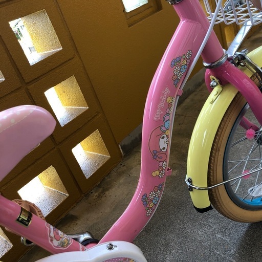 16インチ 子供用自転車 (ちきちき) 長泉なめりのカワサキの中古