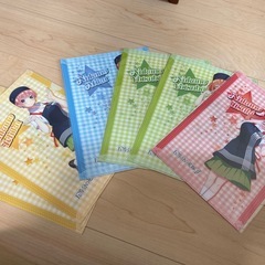 5等分花嫁　クリアファイル　かっぱ寿司