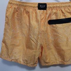 SLD 黄色いパターン柄海パン（新品）の画像