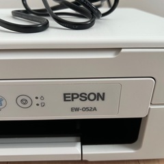 EPSON   プリンター　EW-052A   ホワイトの画像